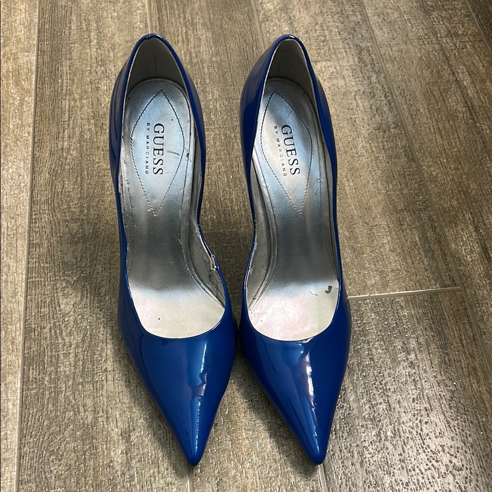 Guess Bright Blue Stiletto Heels